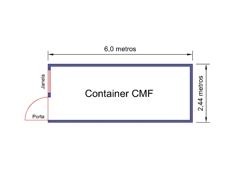 Planta do modelo CMF